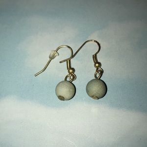 Green/turquoise earrings